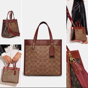 Coach field tote 22